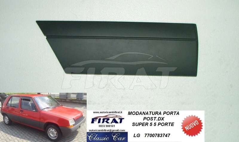 MODANATURA PORTA RENAULT SUPER 5 5P POST.DX